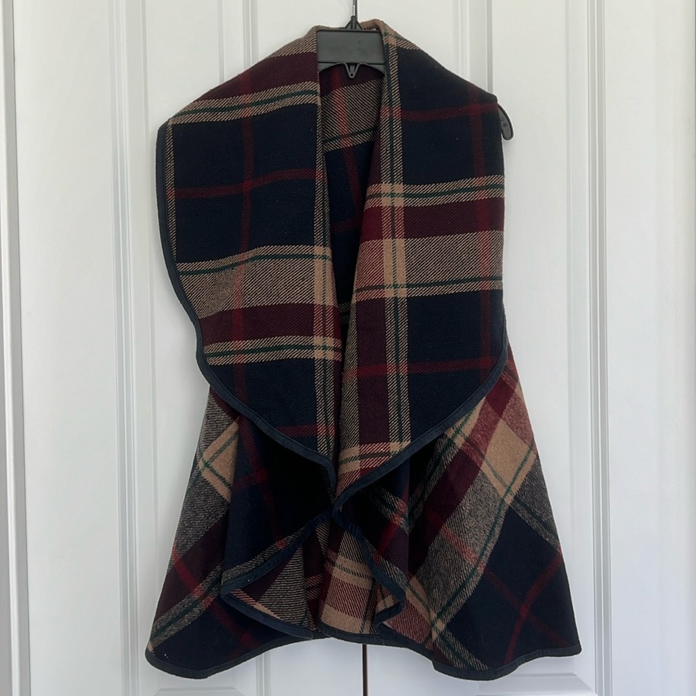 Plaid Flannel Vest